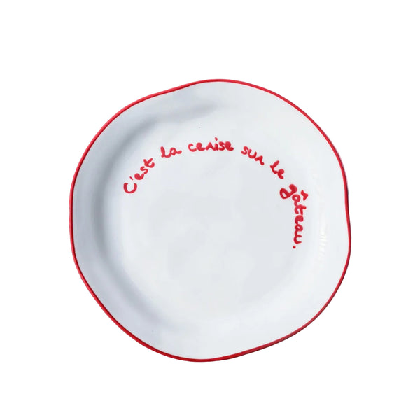 Statement Plate | C'est la cerise sur le gâteau