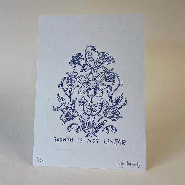 Limited Edition Growth is not Linear Print