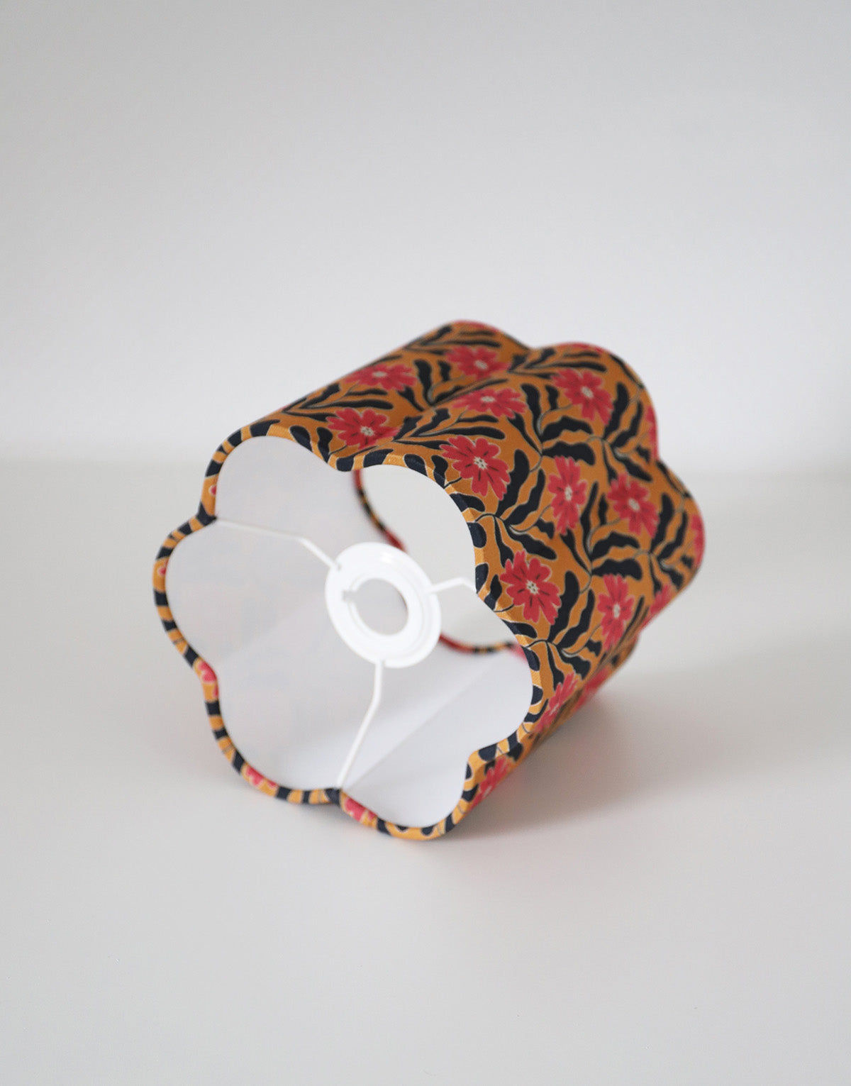 Flora Flower-Shaped Lampshade in ‘Goa Flowers’ Print