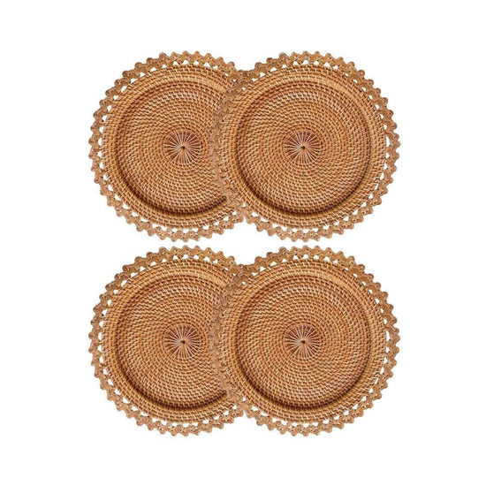 Natural Rattan Charger Plate - Sweet Knot