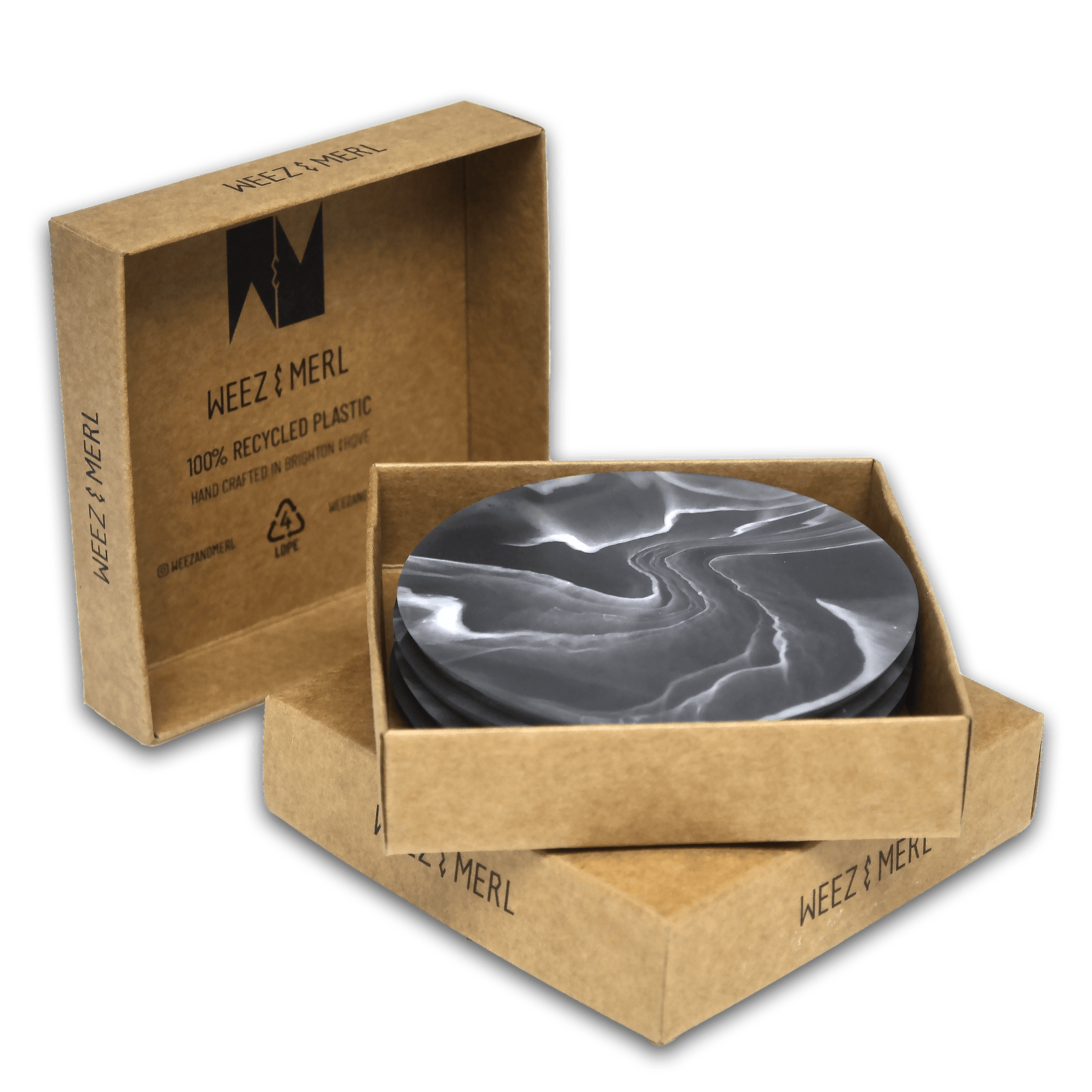 Gift-Box for Recycled Plastic Coasters