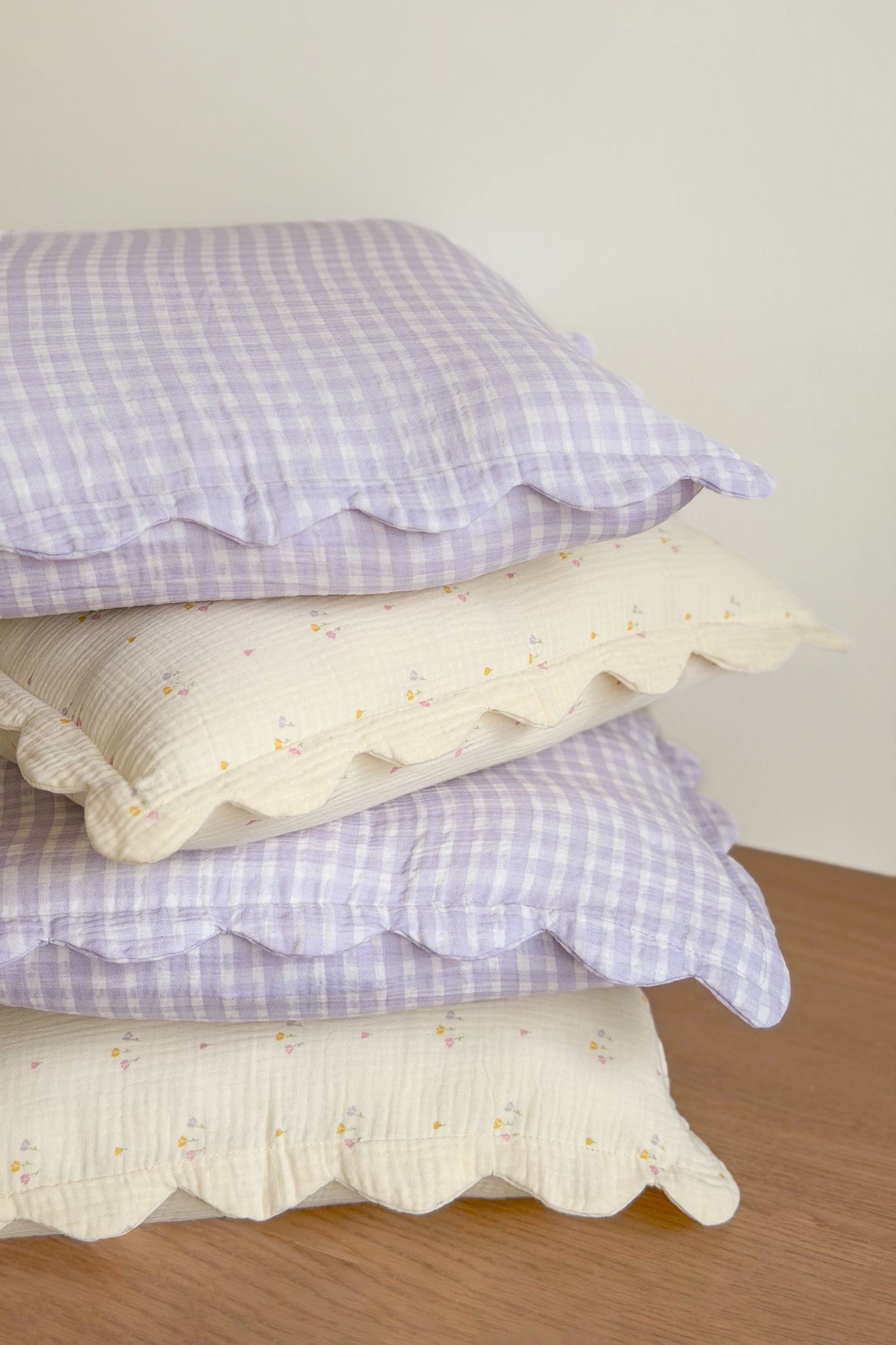 Soft Petal Cushion Covers (Set of 2) – Lilac