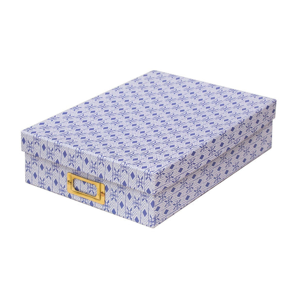 Tijan Violette Blue Lidded Portfolio Box