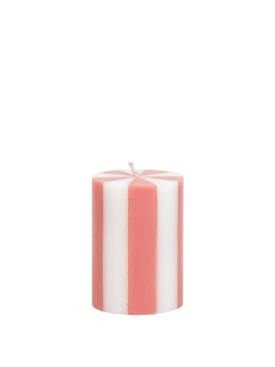 Stripe Pillar Candles S