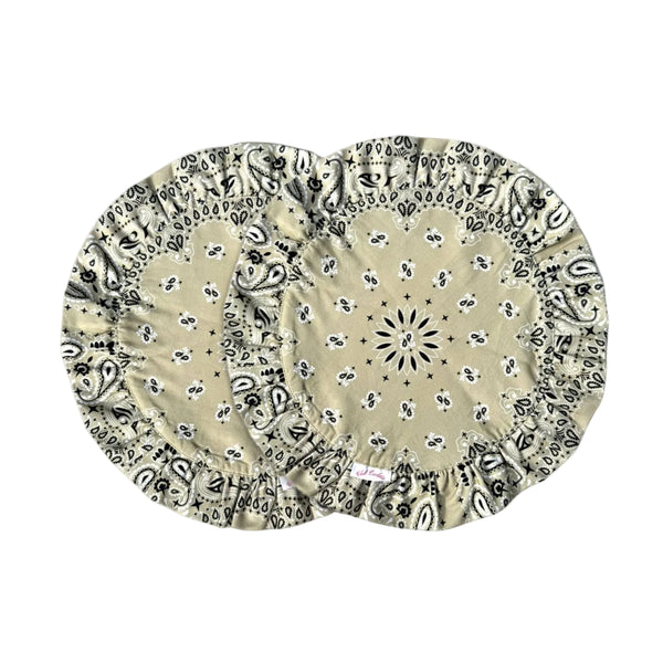Darcy Placemat Green Paisley - Set of 2