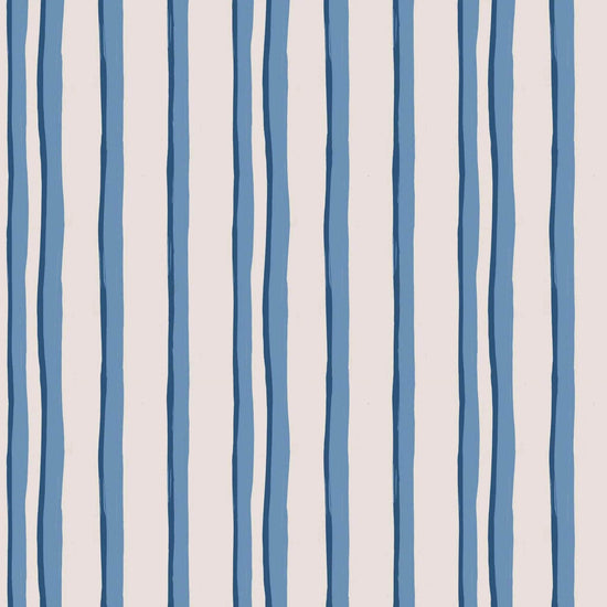 Somerset Stripes Fabric - Blue