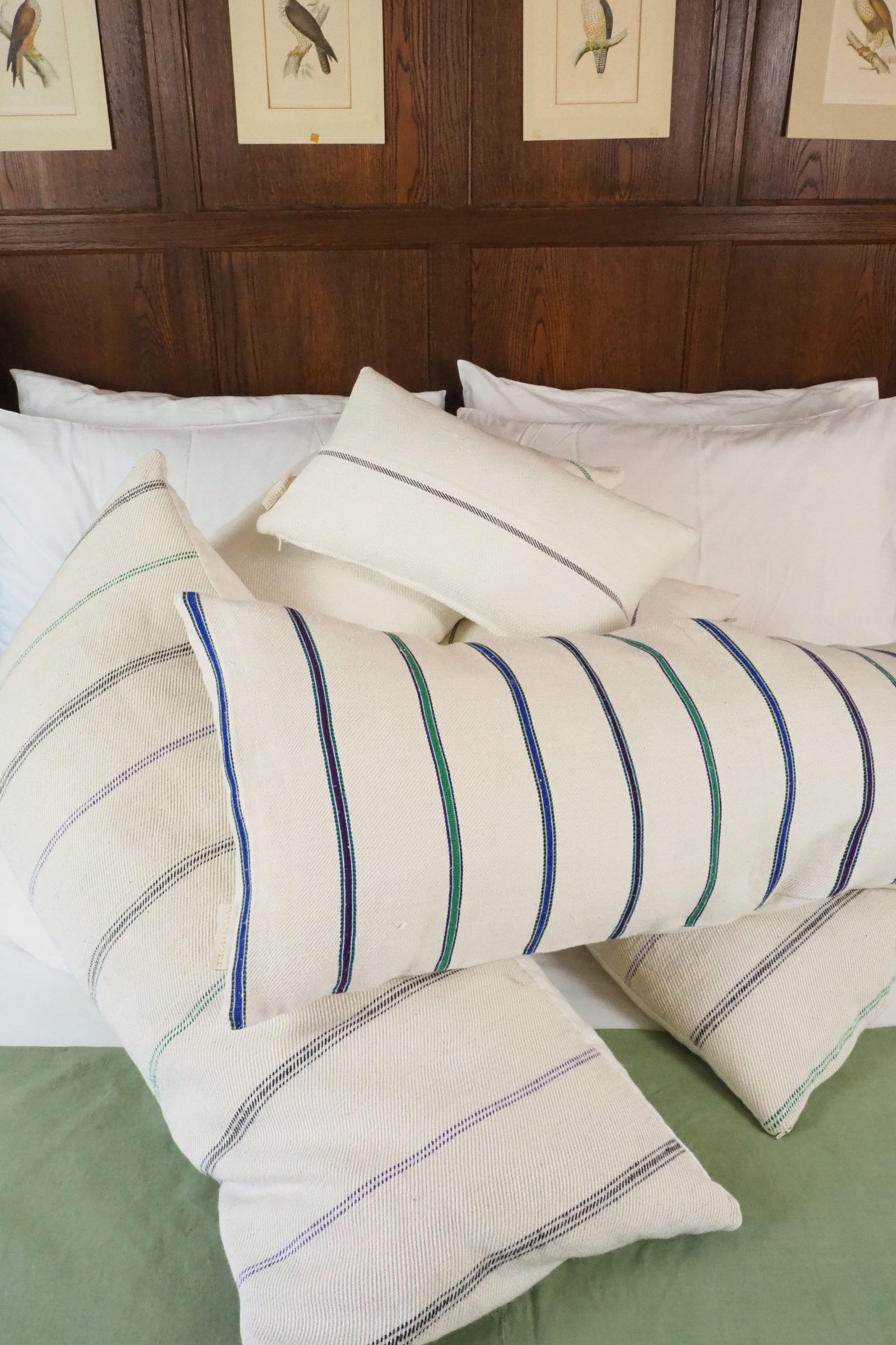 Antique Flour Sack Bolster