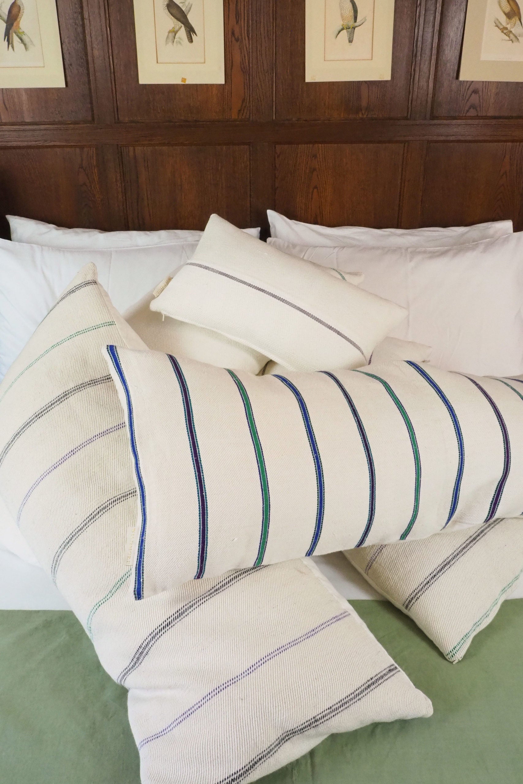 Antique Flour Sack Bolster