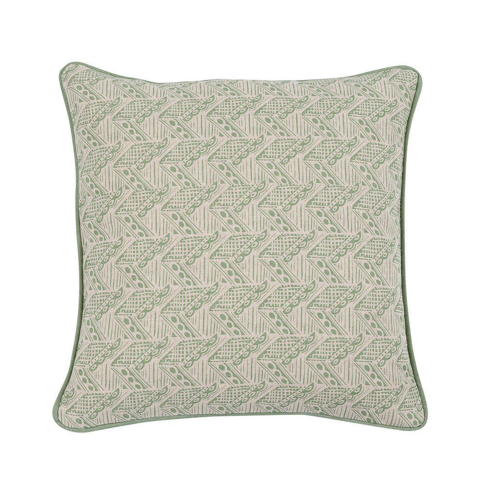 Thatch Small Cushion in Forest Green