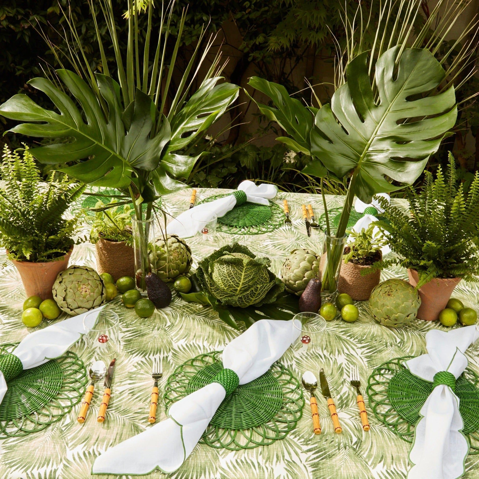 Tropicana Palm Leaf Tablecloth