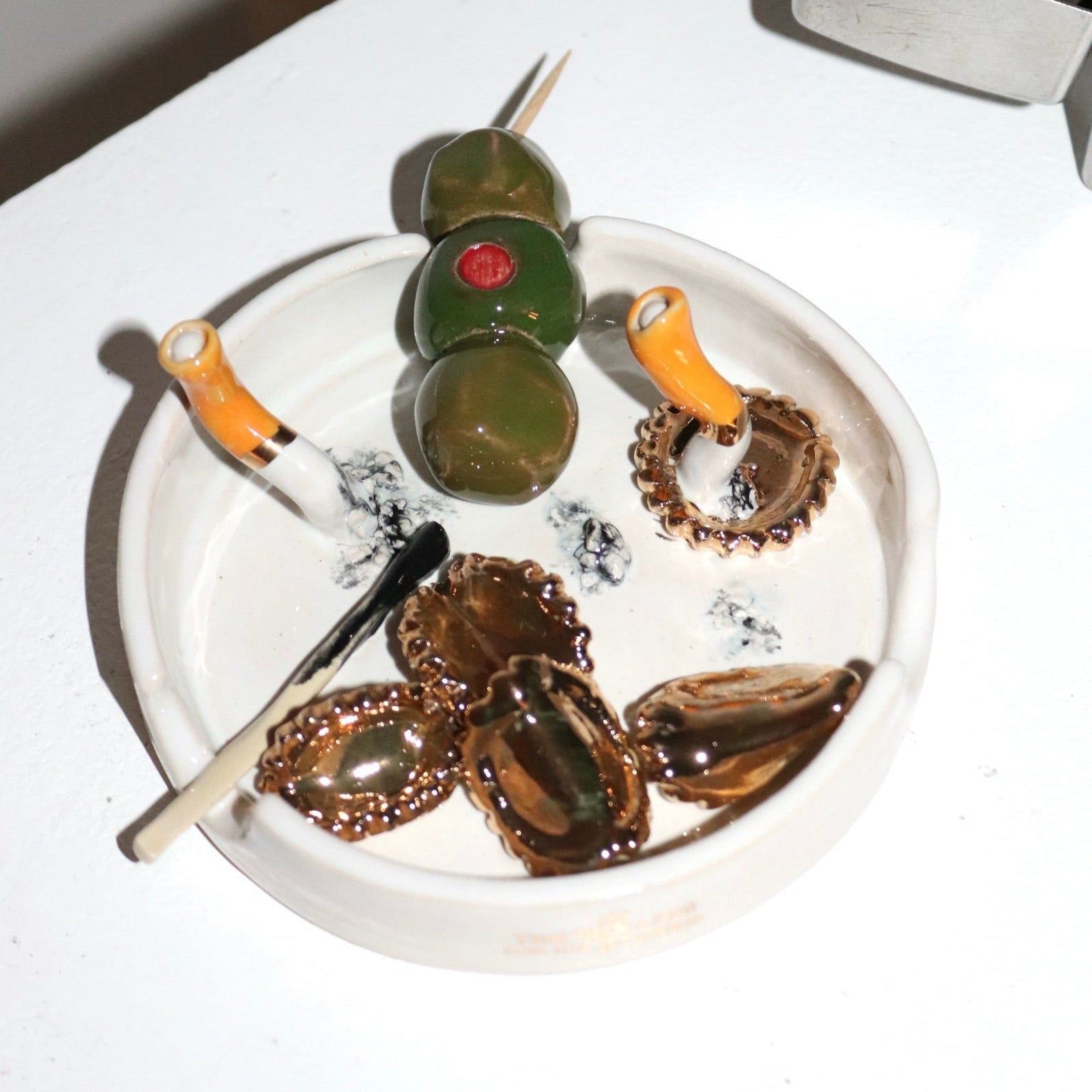 Triple Olive & Beers Ashtray