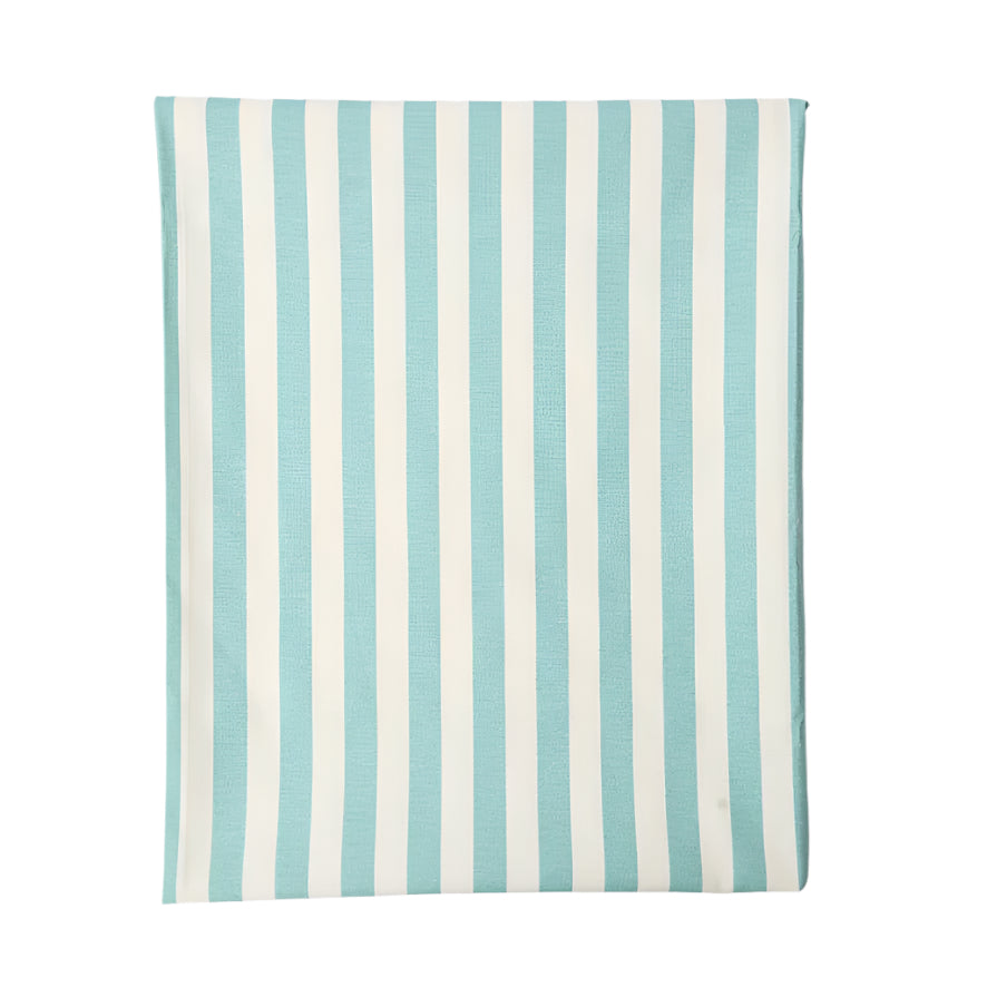 Blue And White Stripe Tablecloth