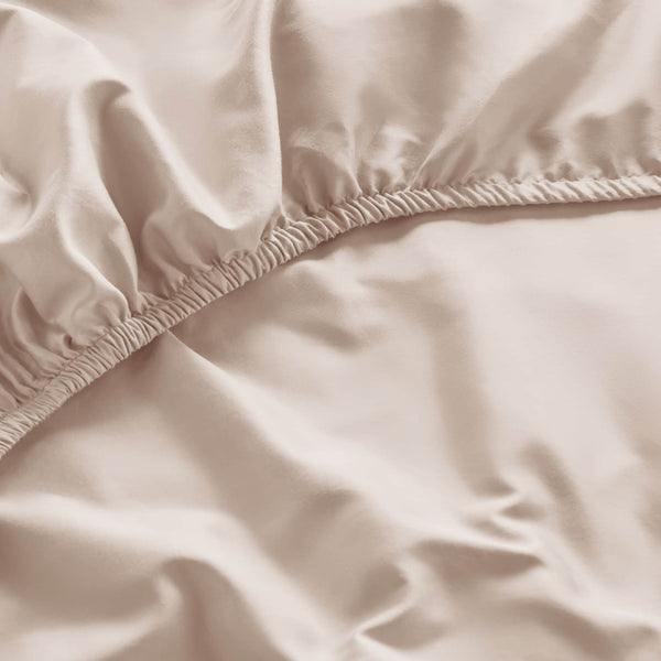 Luxury Organic Cotton Dusky Pink Perfect Fitted Sheet