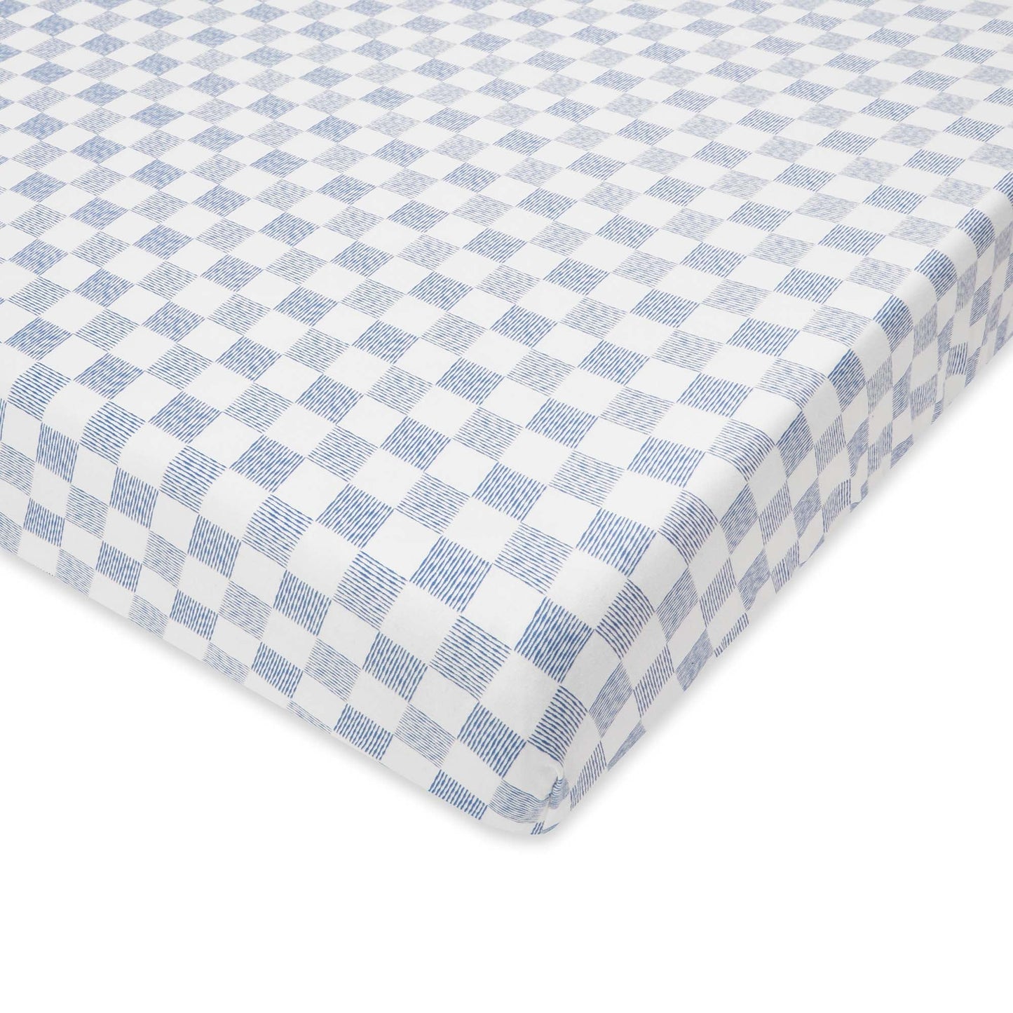 Cotbed Fitted Sheet - Waves