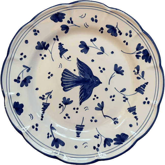 Colomba Plate Dark Blue - 25cm