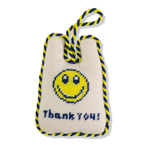 Needlepoint Icon Ornament - Takeaway Bag