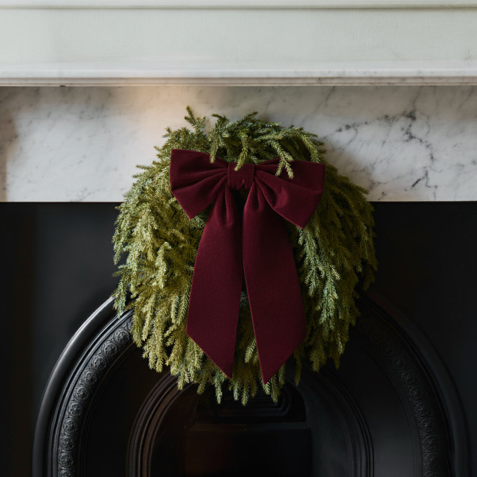 Velvet Christmas Bow