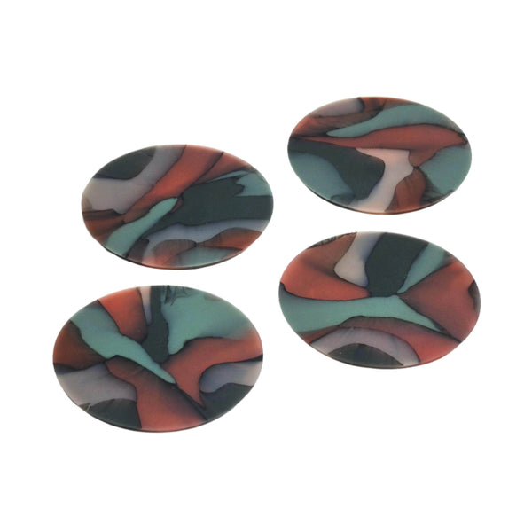 Recycled Plastic Coaster Poppy