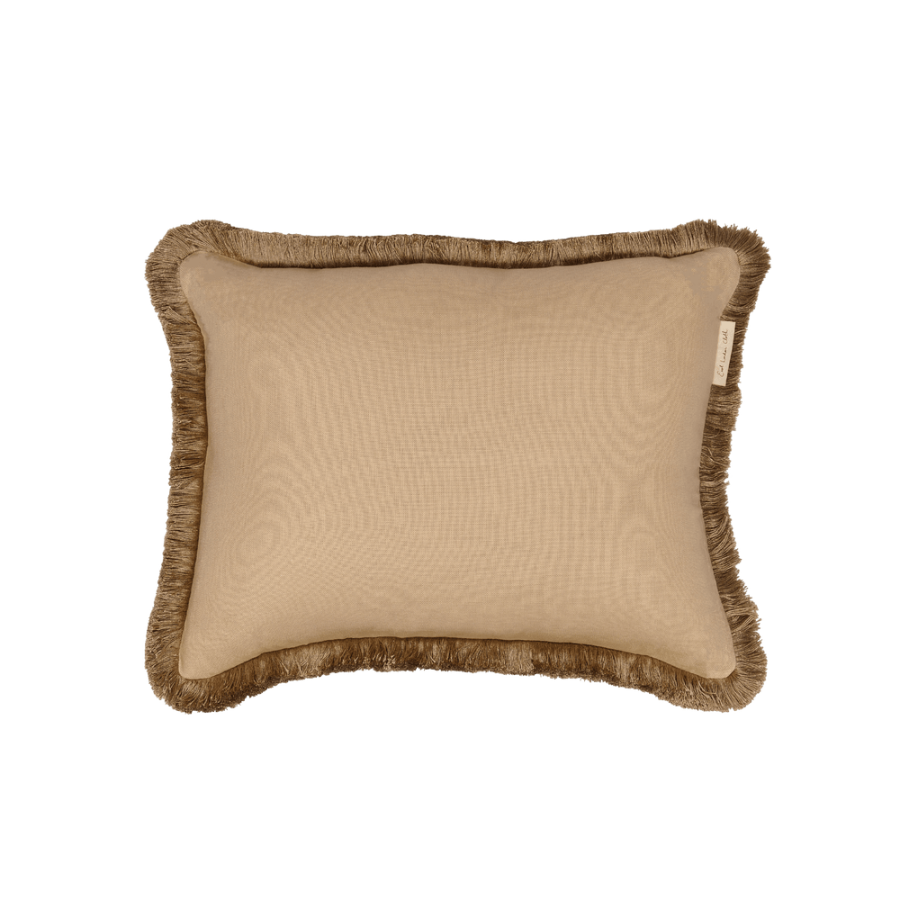 Hanbury Cornsilk - Fringed Lumbar - 45 x 35