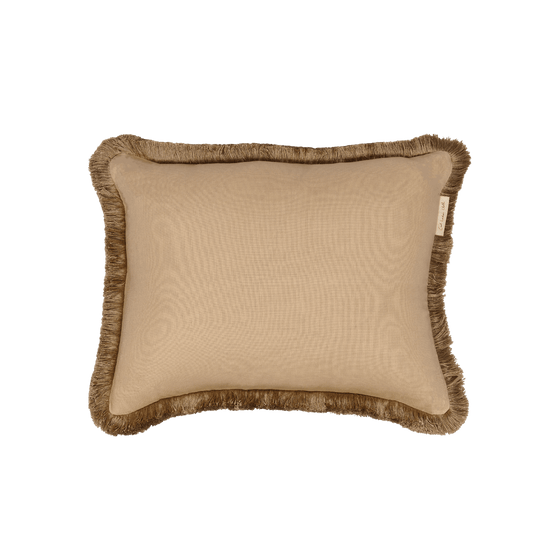 Hanbury Cornsilk - Fringed Lumbar - 45 x 35