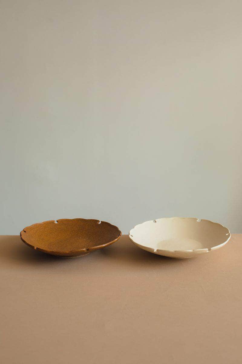 Yoshida Pottery Yukiwa Brown Plate