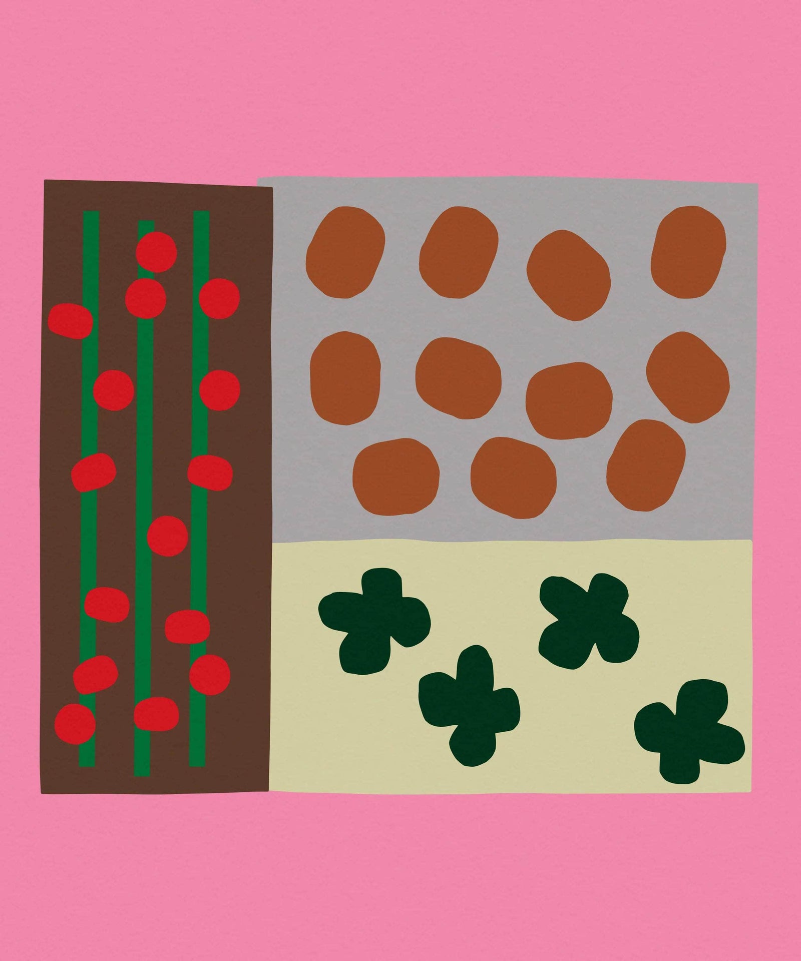 R for Raised Bed Print