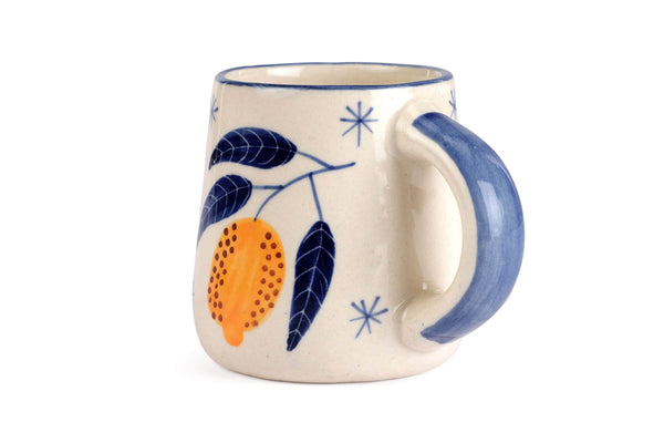 Lemon Coffee Mug- Yellow (set of 2)