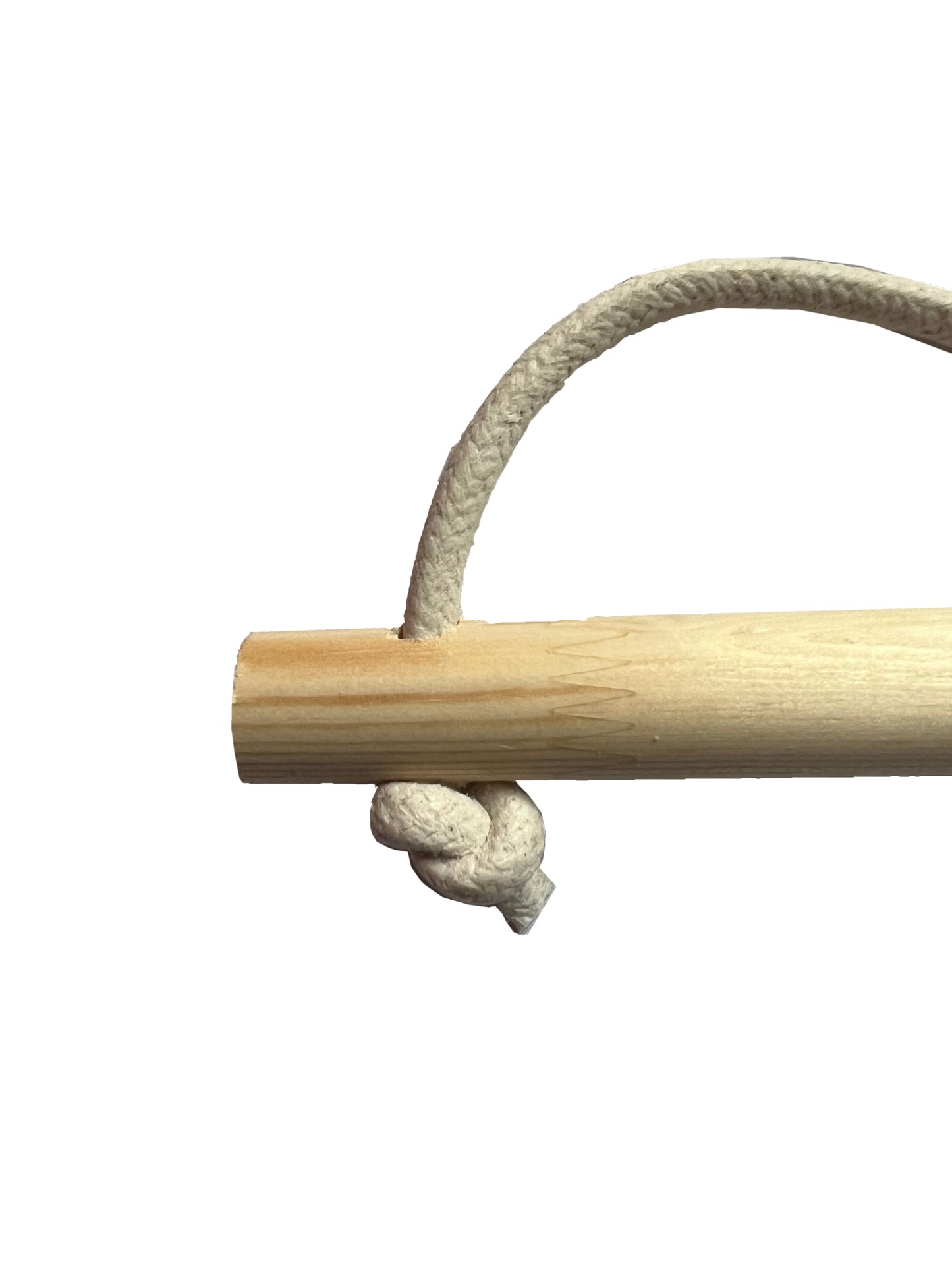 Wall Hanging Pole and Rope for Quilted Wall Hangings