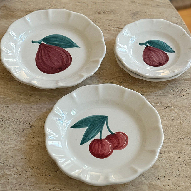 Cherry Mercato Plate - 16 cm