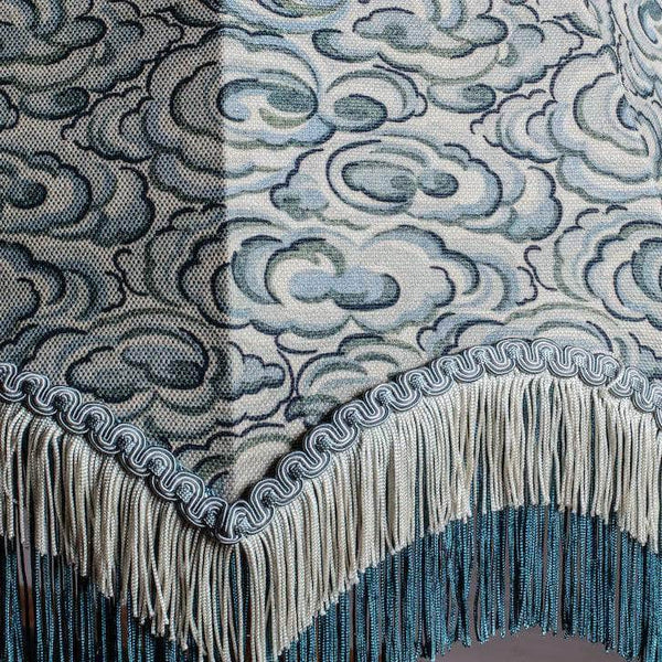 Kumo Clouds Fringed Lampshade