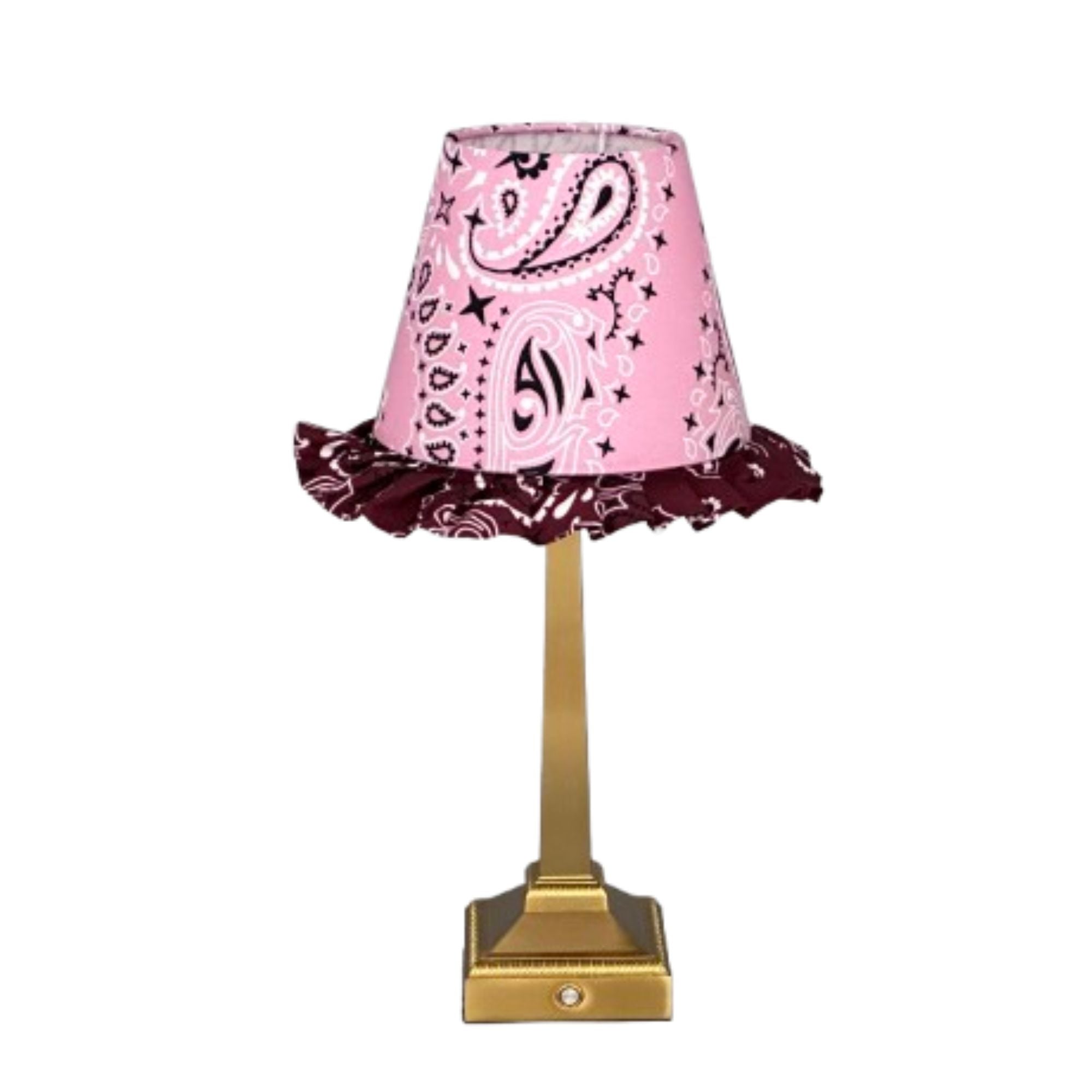 Charlie Table Lamp Pink Paisley