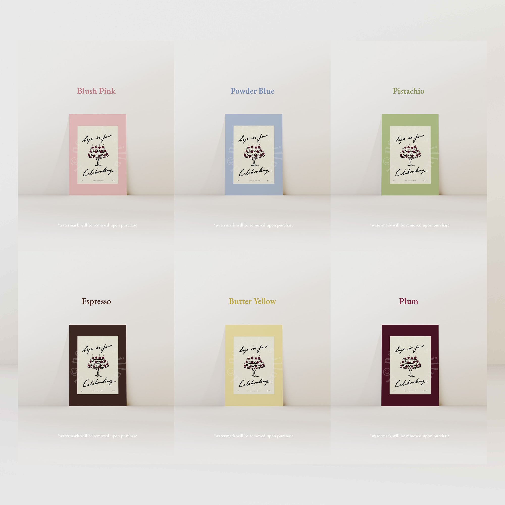 Life Is for Celebrating Print