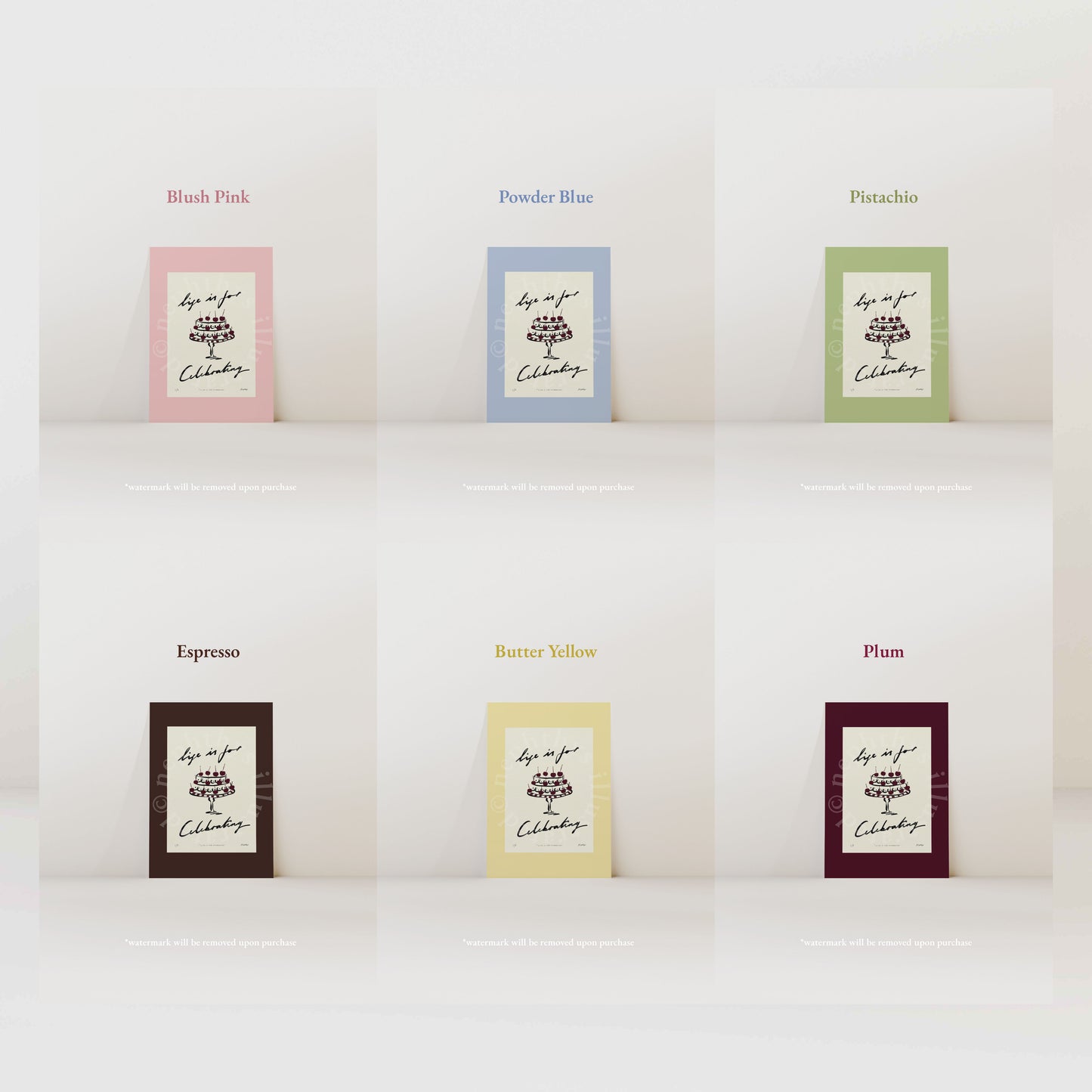 Life Is for Celebrating Print