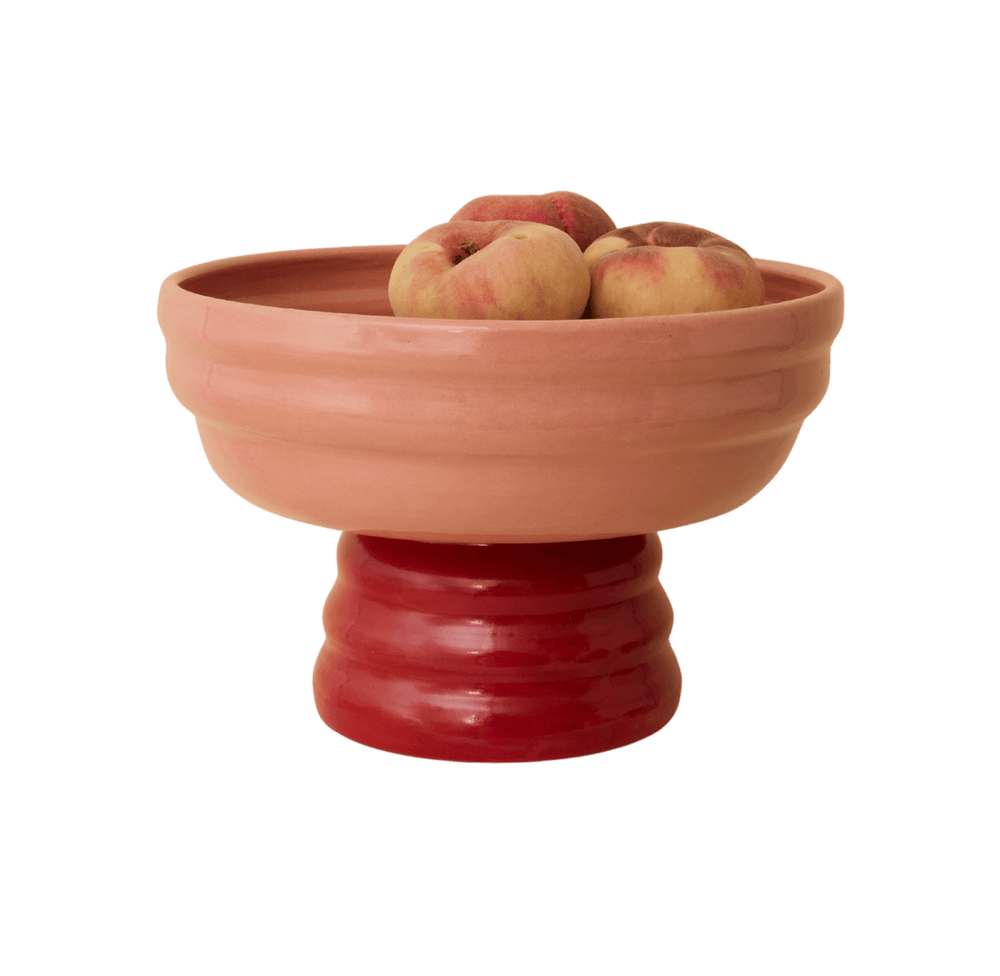 Pedestal Bowl - Pink