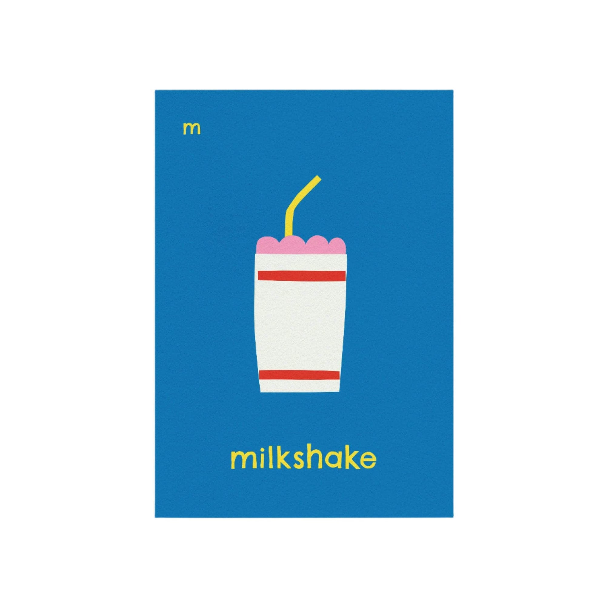 M for Milkshake Print