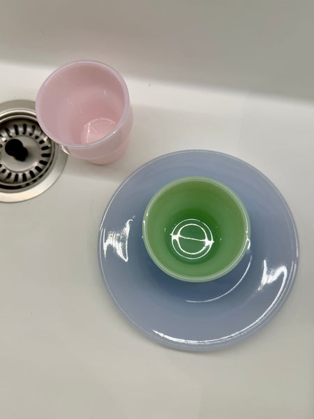 Brisita Glass Cup - Light Green