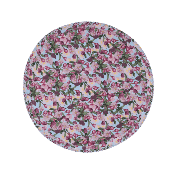 Romance is Dead Blue Round Placemats | Set of 6