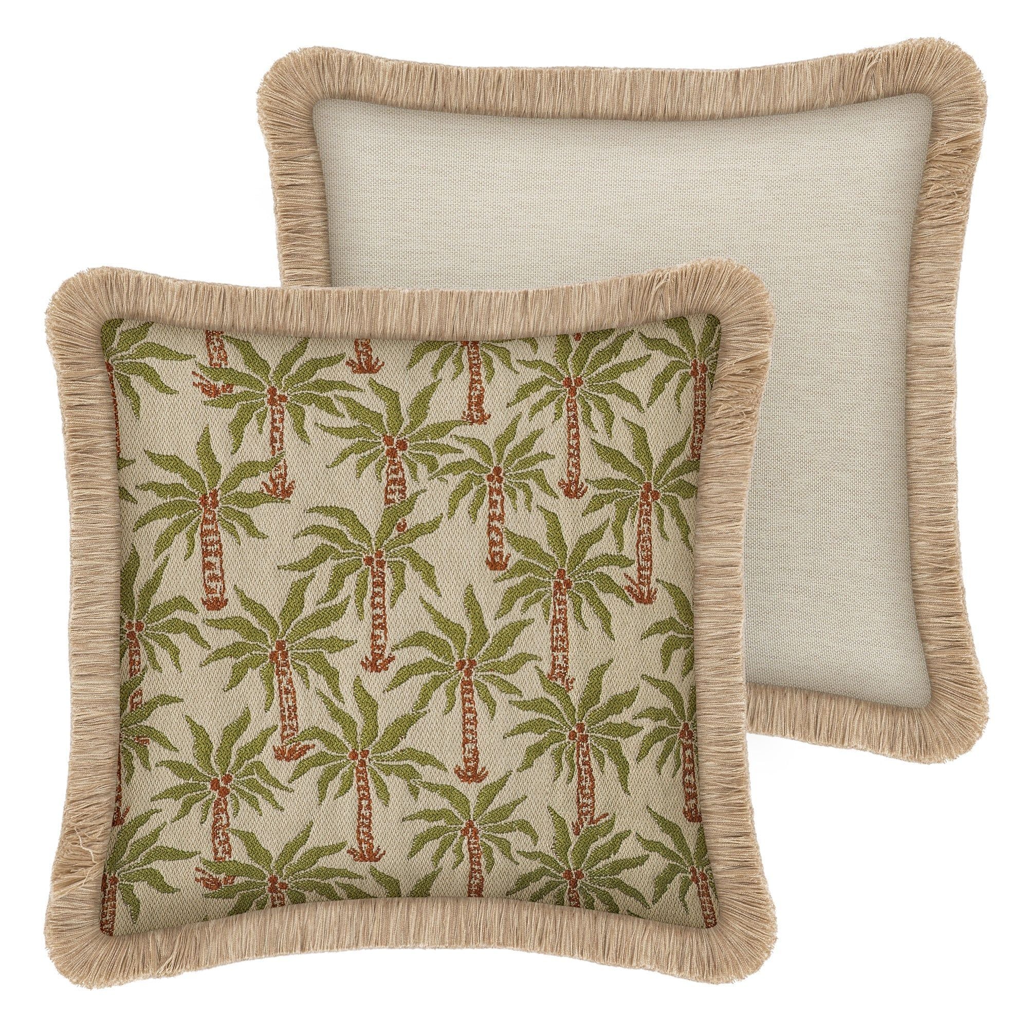 Cushion Laura Olive & Spice