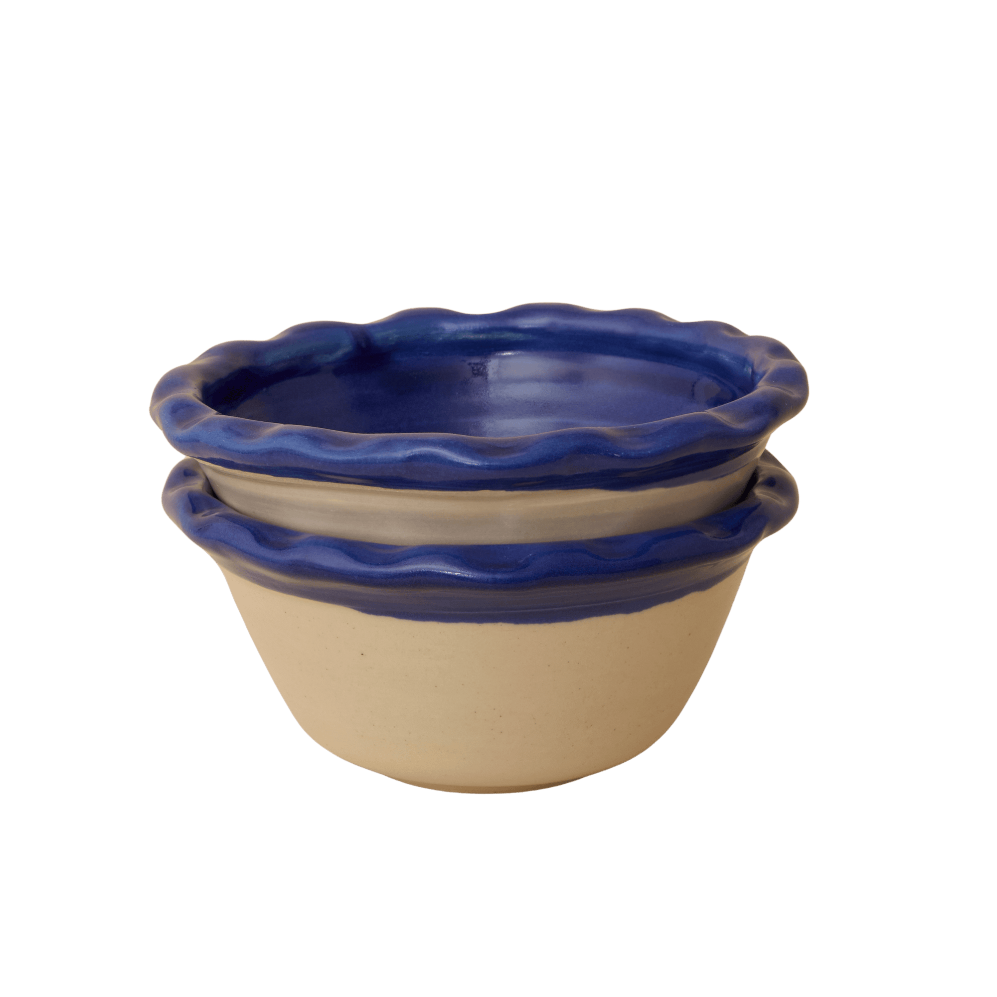 Dimple Bowls (Set of two) - Blue