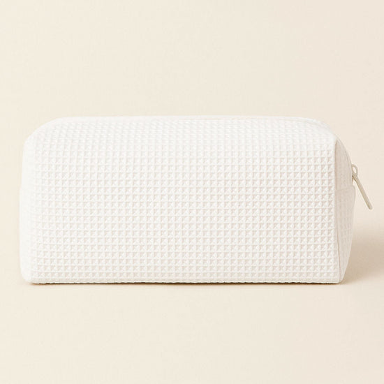 White Cotton Toiletry Bag