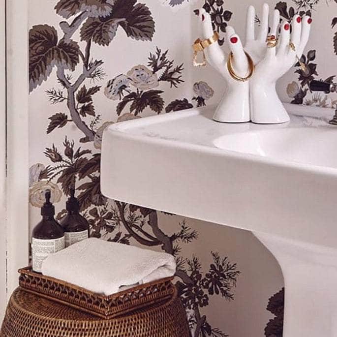 Criss Cross Rattan Tray