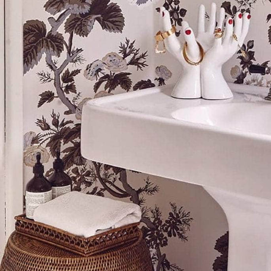 Criss Cross Rattan Tray