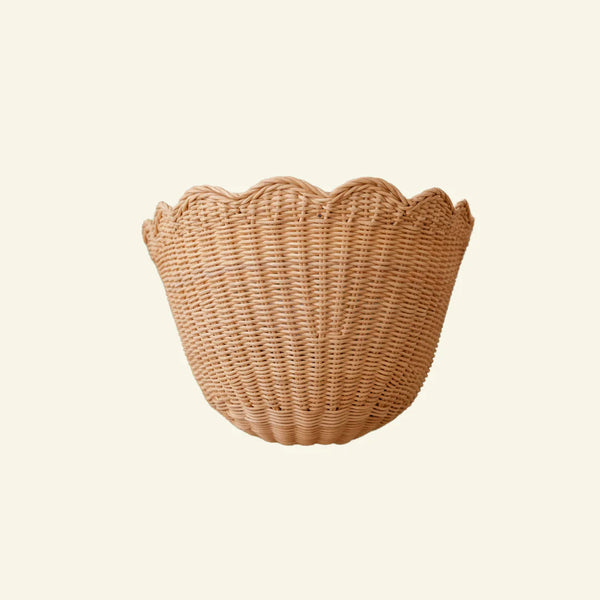 Scalloped Wall Light (Natural)