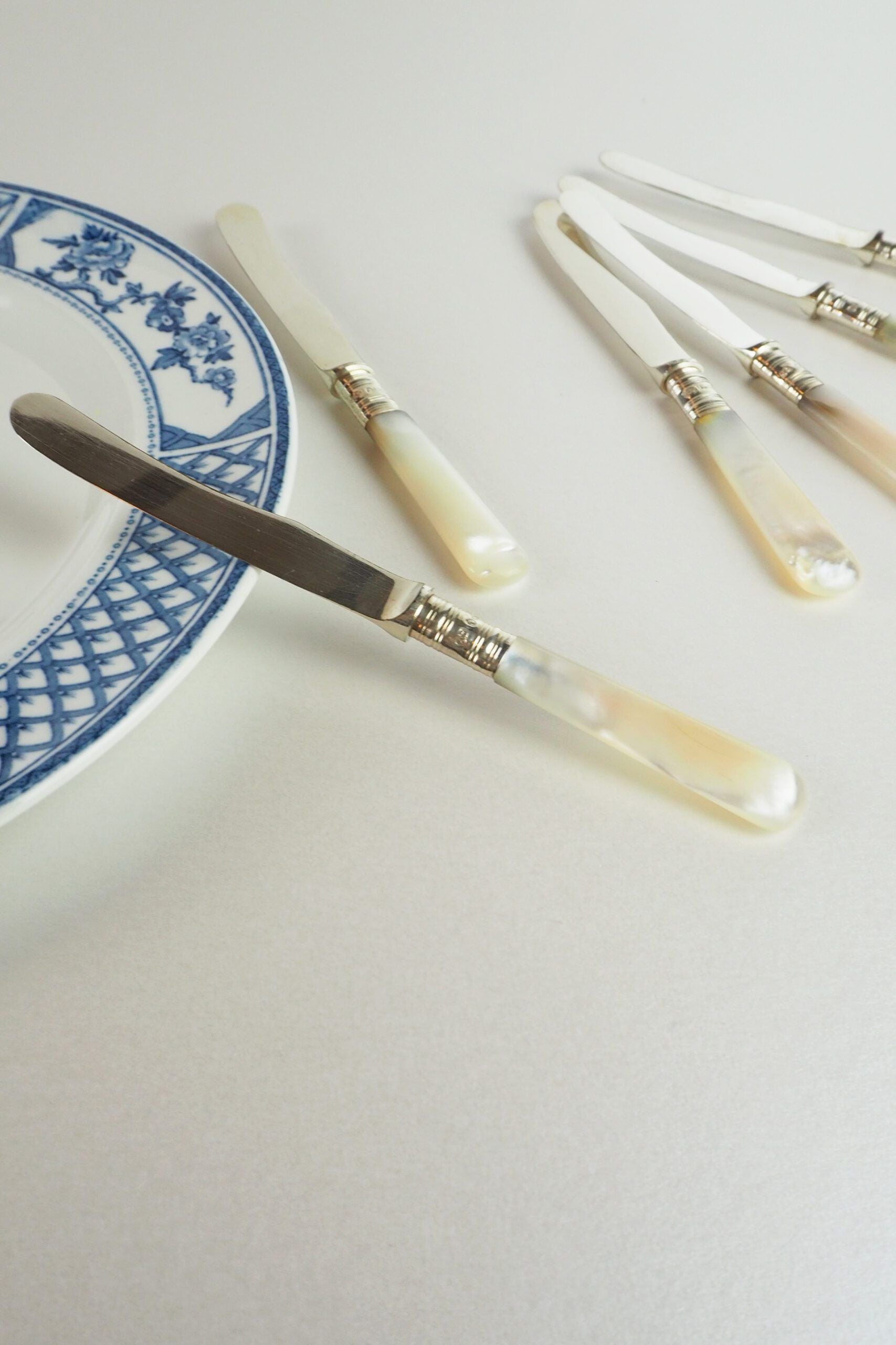 Antique Silver Butter Knives