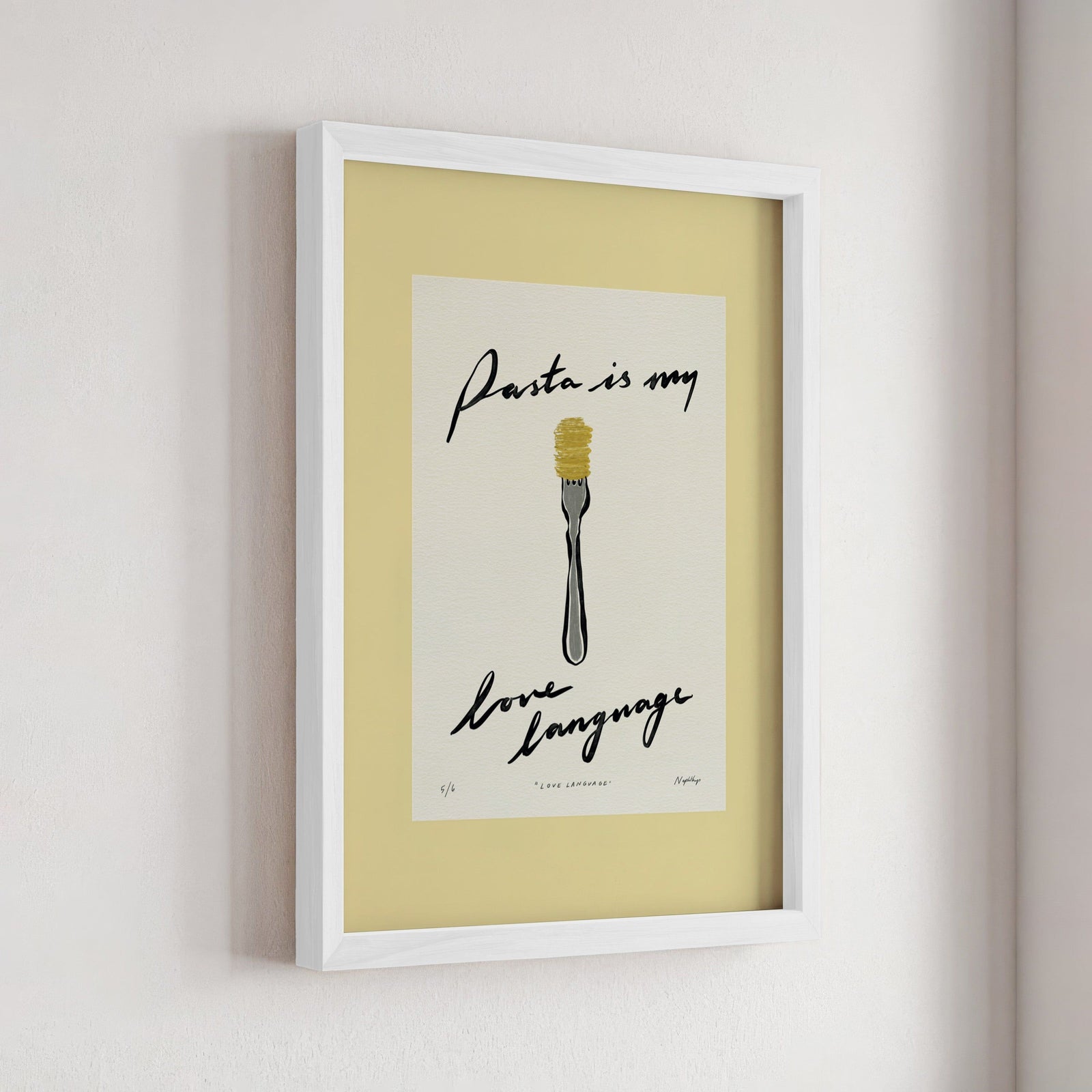 Pasta Is My Love Language Print