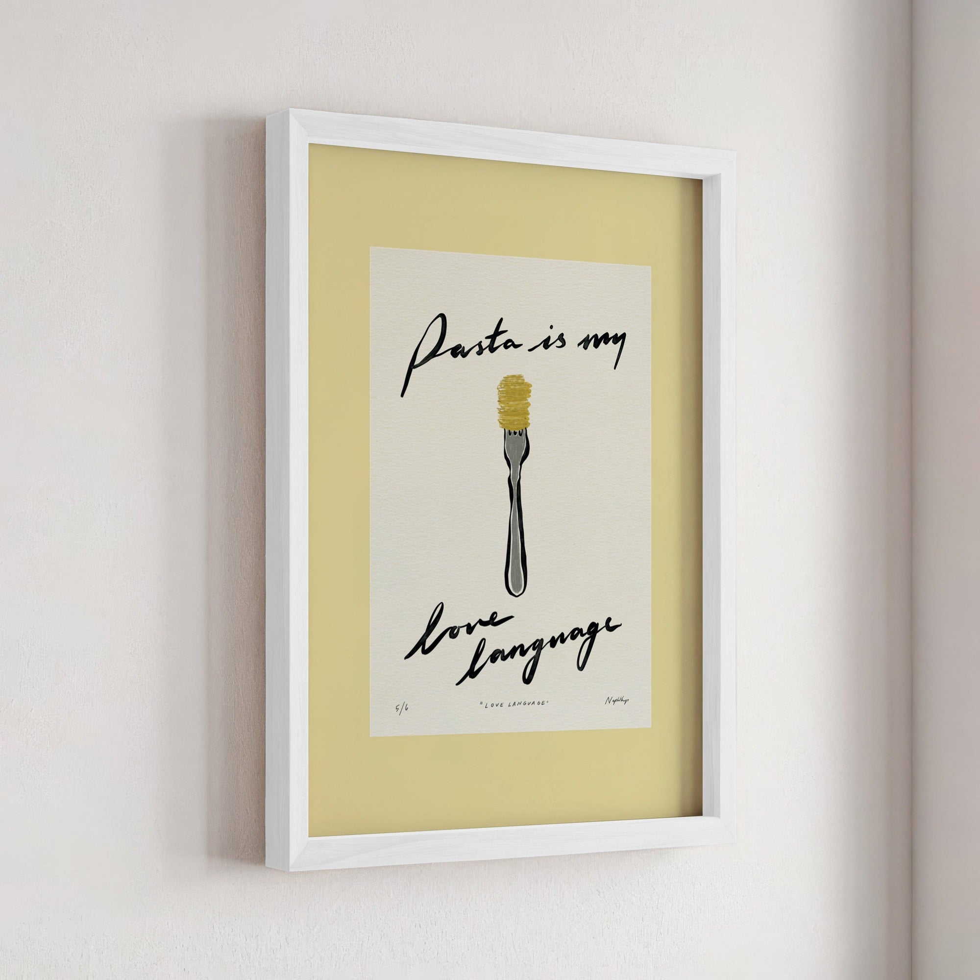 Pasta Is My Love Language Print