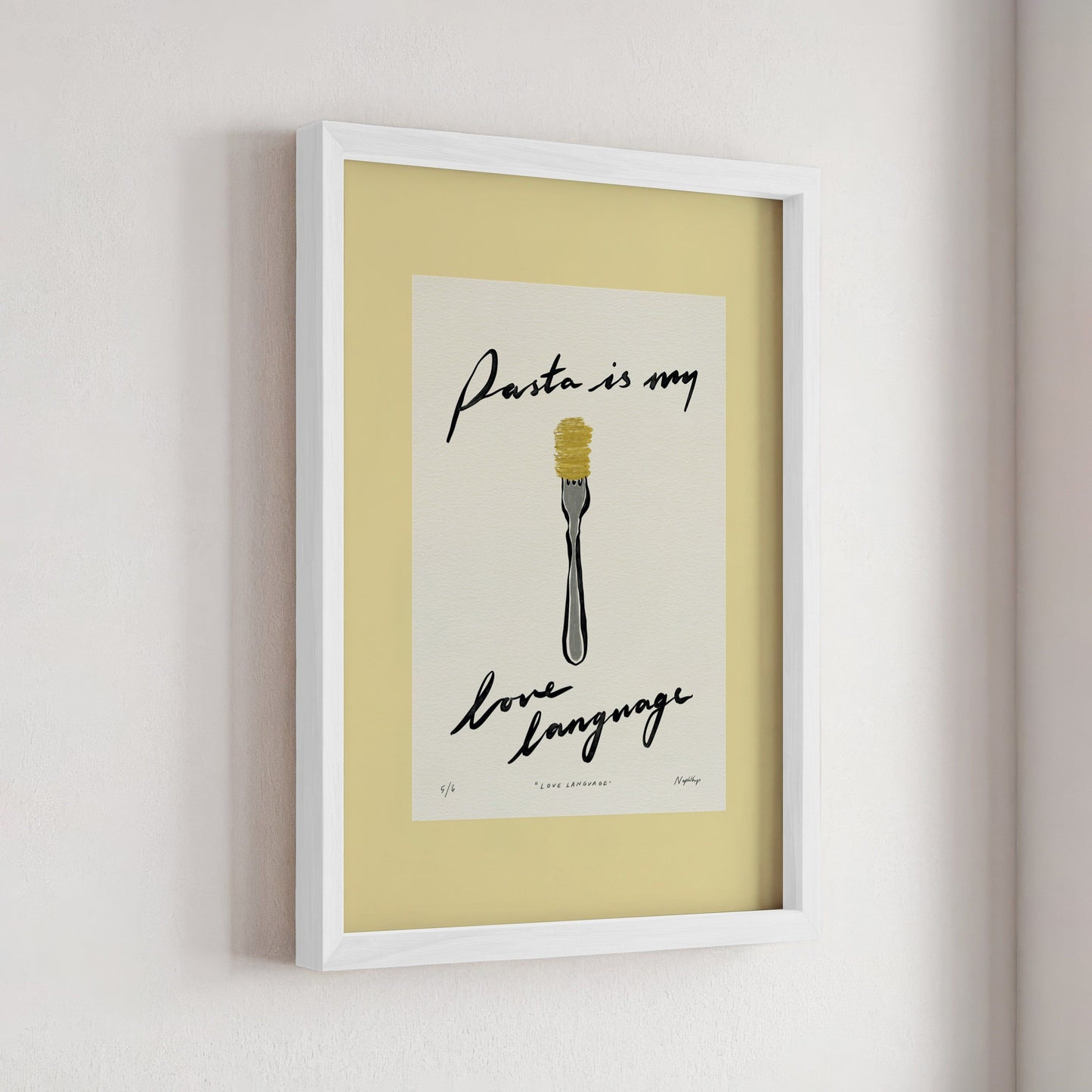 Pasta Is My Love Language Print