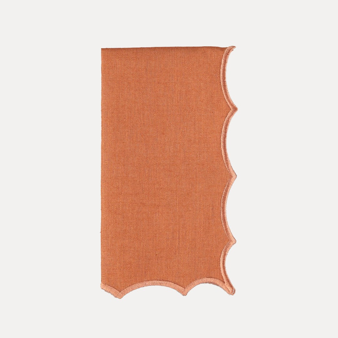 Évora Napkin, Terracotta With Terracotta