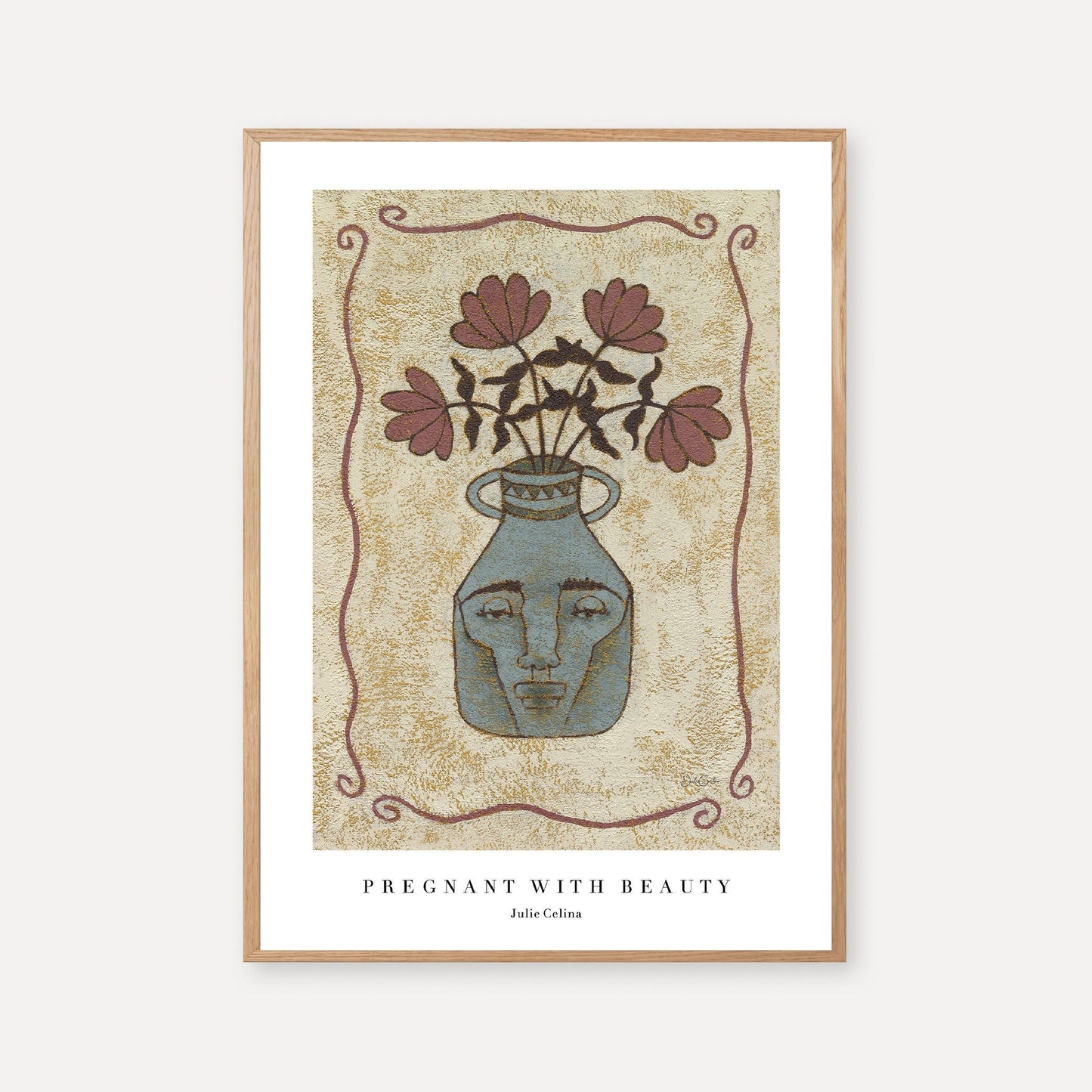 Pregnant With Beauty - Botanical Art Print