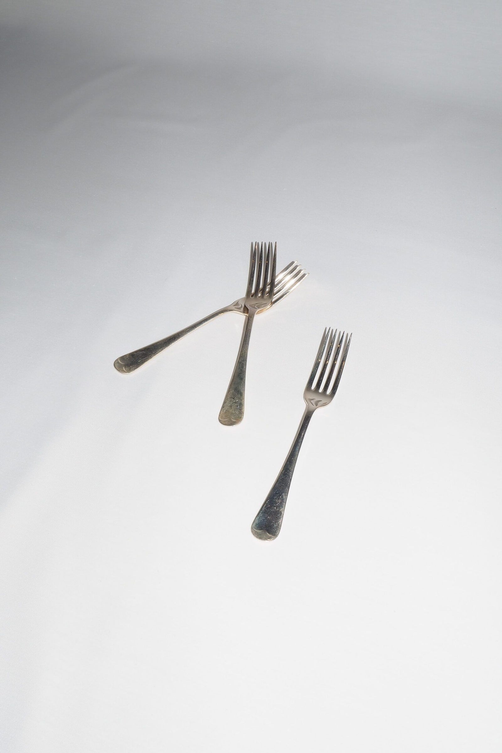 3 Antique Silver Plate Forks